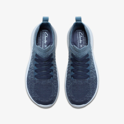 Solevana Lace Light Blue Combination | Clarks outlet - Women