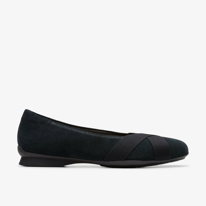 Jazmynn Gem Black Suede | Clarks discount - Women