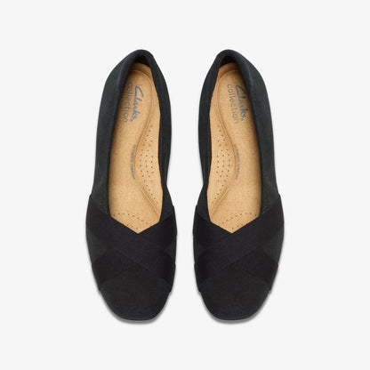 Jazmynn Gem Black Suede | Clarks discount - Women