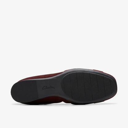 Jazmynn Gem Merlot Suede | Clarks outlet - Women
