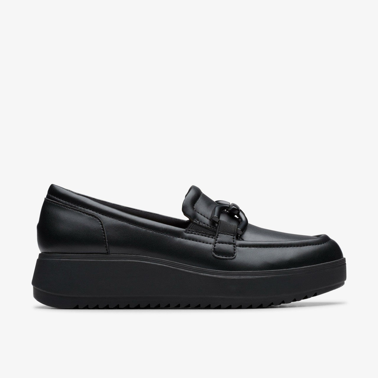 Zylah Top Black Leather | Clarks online - Women