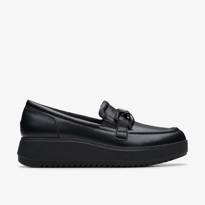 Zylah Top Black Leather | Clarks online - Women