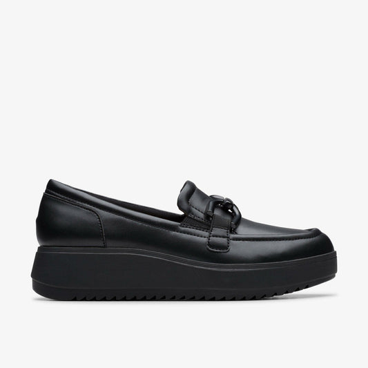 Zylah Top Black Leather | Clarks online - Women