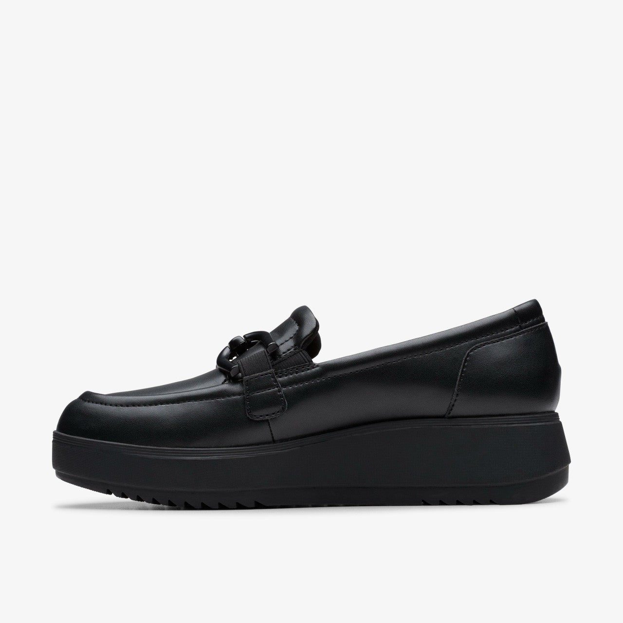 Zylah Top Black Leather | Clarks online - Women