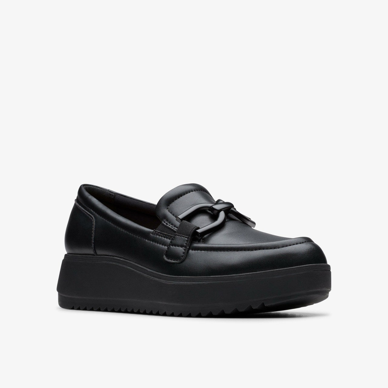 Zylah Top Black Leather | Clarks online - Women