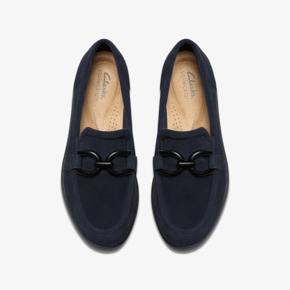 Zylah Top Navy Suede | Clarks Sale - Women