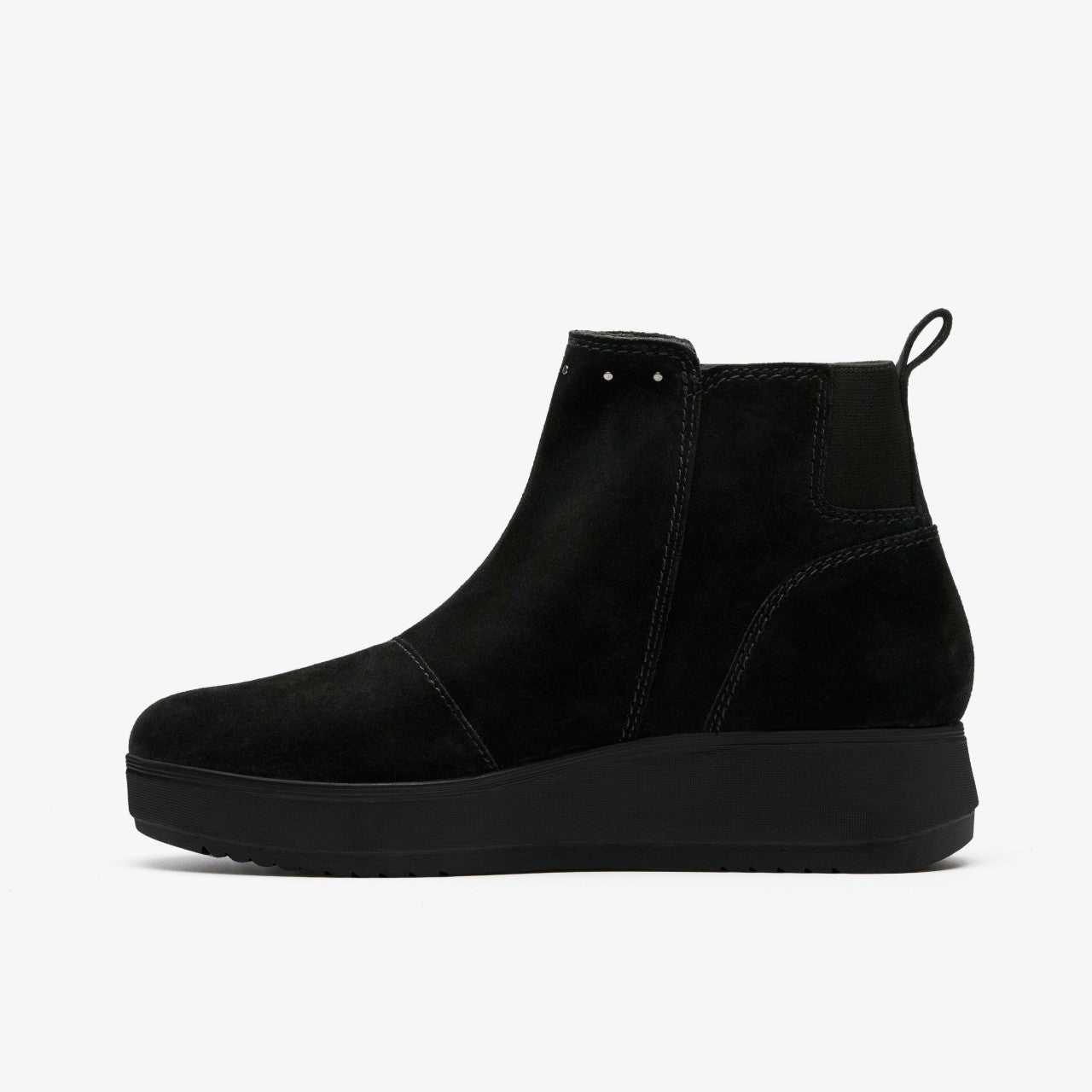 Zylah Willow Black Suede | Clarks on Sale - Women