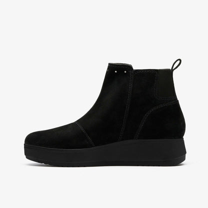 Zylah Willow Black Suede | Clarks on Sale - Women