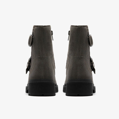 Lauryl Bay Dark Grey Leather | Clarks online - Women