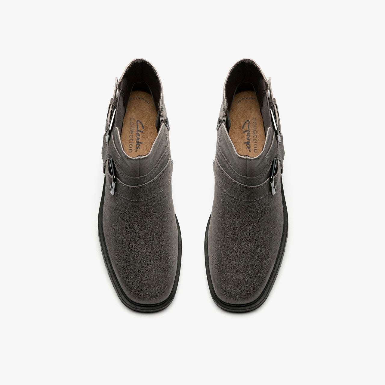 Lauryl Bay Dark Grey Leather | Clarks online - Women