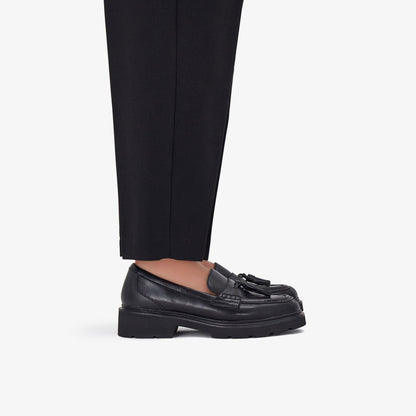 Lauryl Tassel Black Leather | Clarks for sale - Women