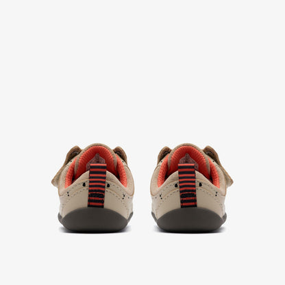Roamer Wish Toddler Off White Print | Clarks on Sale - Kids