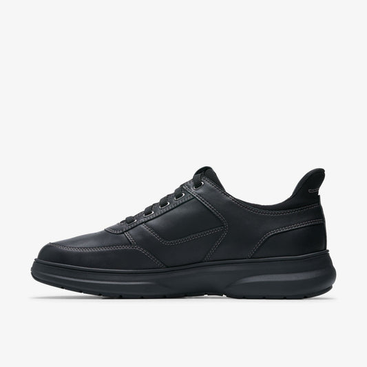 Mullan Easy Black Leather | Clarks for sale - Men