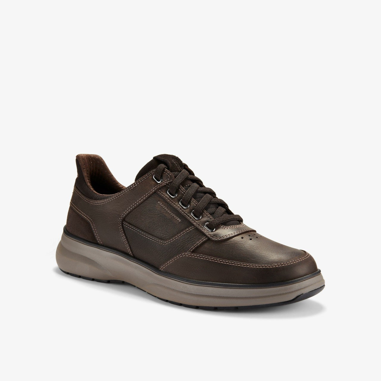 Mullan Easy Dark Brown Leather | Clarks online - Men