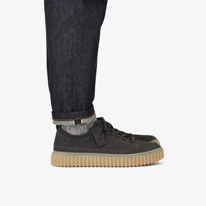 Torhill Lace Dark Grey Nubuck | Clarks outlet - Men