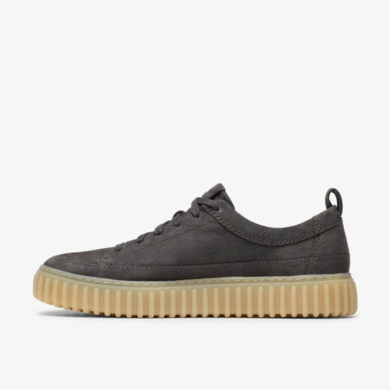 Torhill Lace Dark Grey Nubuck | Clarks outlet - Men
