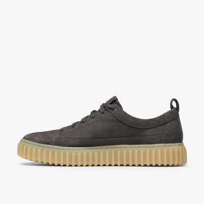 Torhill Lace Dark Grey Nubuck | Clarks outlet - Men