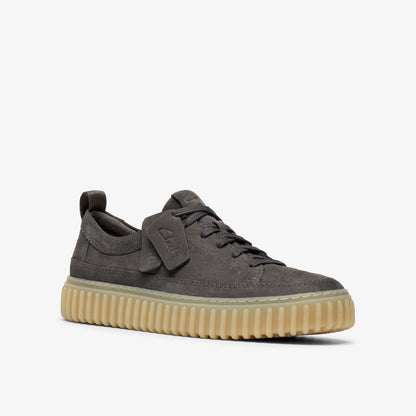 Torhill Lace Dark Grey Nubuck | Clarks outlet - Men