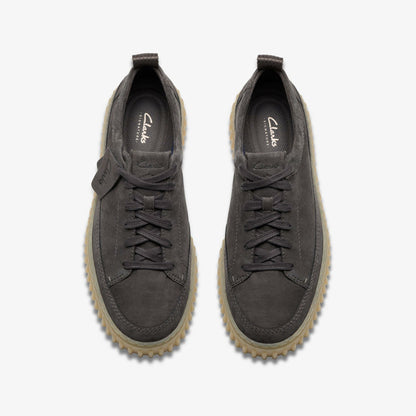 Torhill Lace Dark Grey Nubuck | Clarks outlet - Men