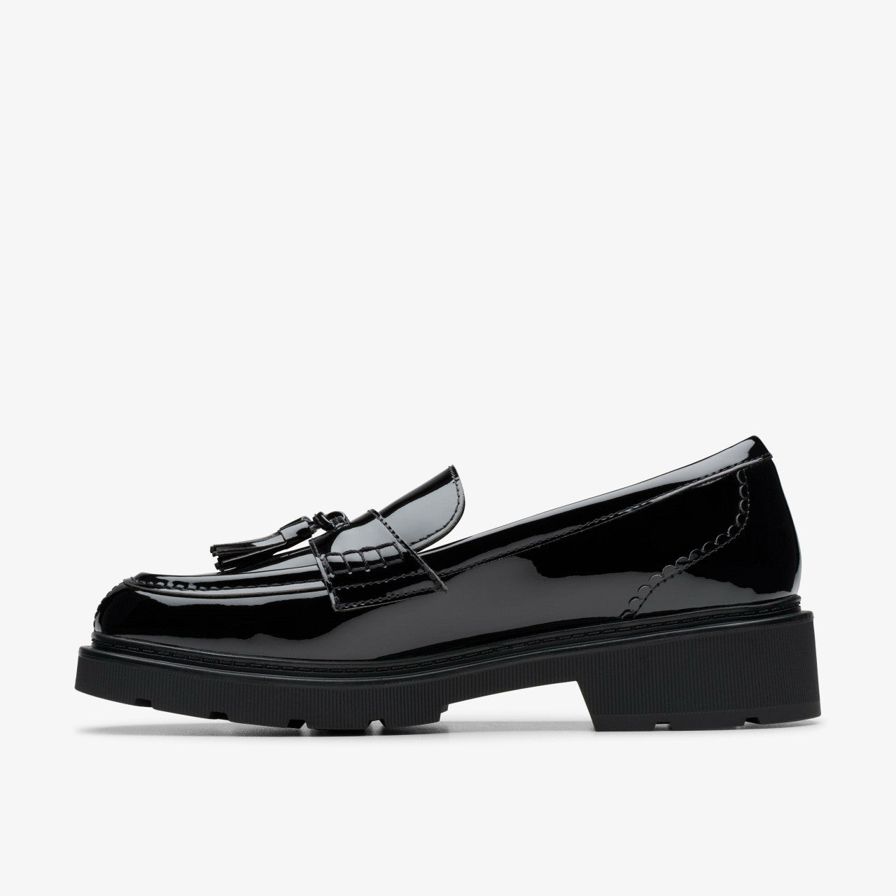 Lauryl Tassel Black Patent | Clarks online - Women