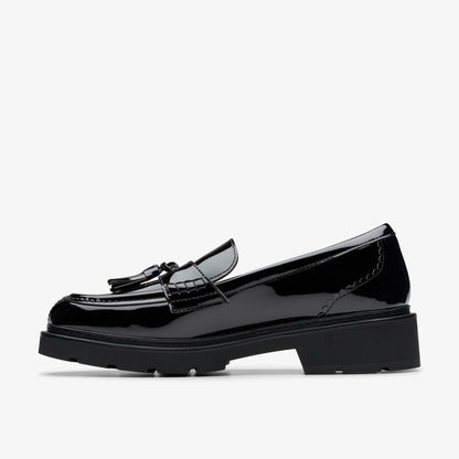 Lauryl Tassel Black Patent | Clarks online - Women