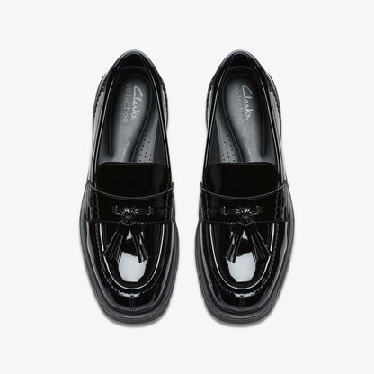 Lauryl Tassel Black Patent | Clarks online - Women