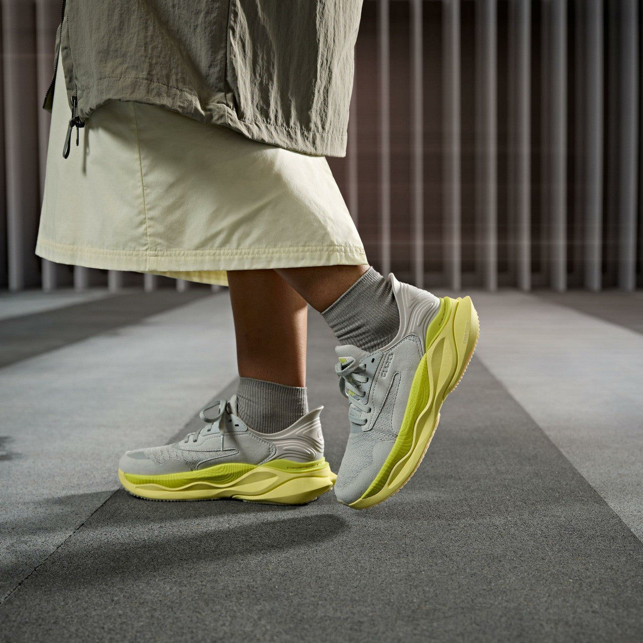 Clarks Pace Lime Combination | Clarks for sale - Women