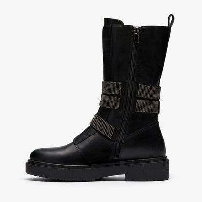 Muster Chain Black Leather | Clarks for sale - Women