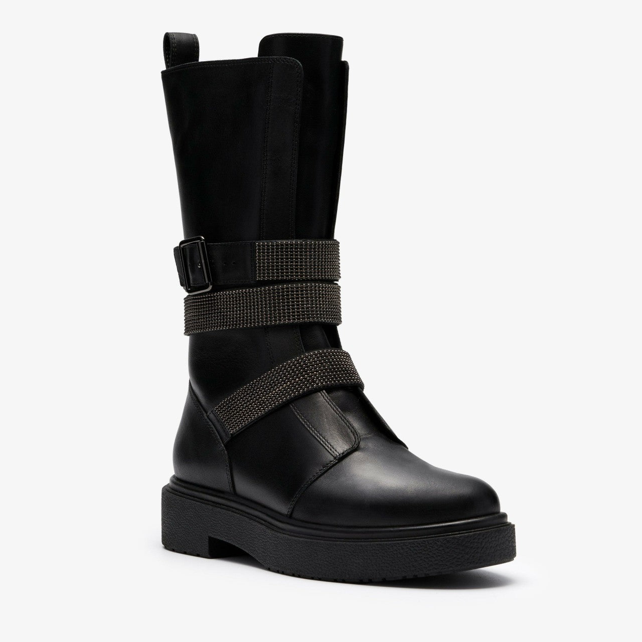 Muster Chain Black Leather | Clarks for sale - Women