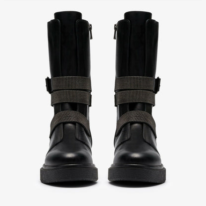 Muster Chain Black Leather | Clarks for sale - Women