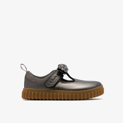 Cove Bow Toddler Silver Metallic | Clarks on Sale - Kids