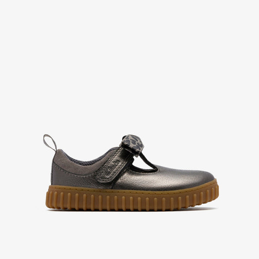 Cove Bow Toddler Silver Metallic | Clarks on Sale - Kids