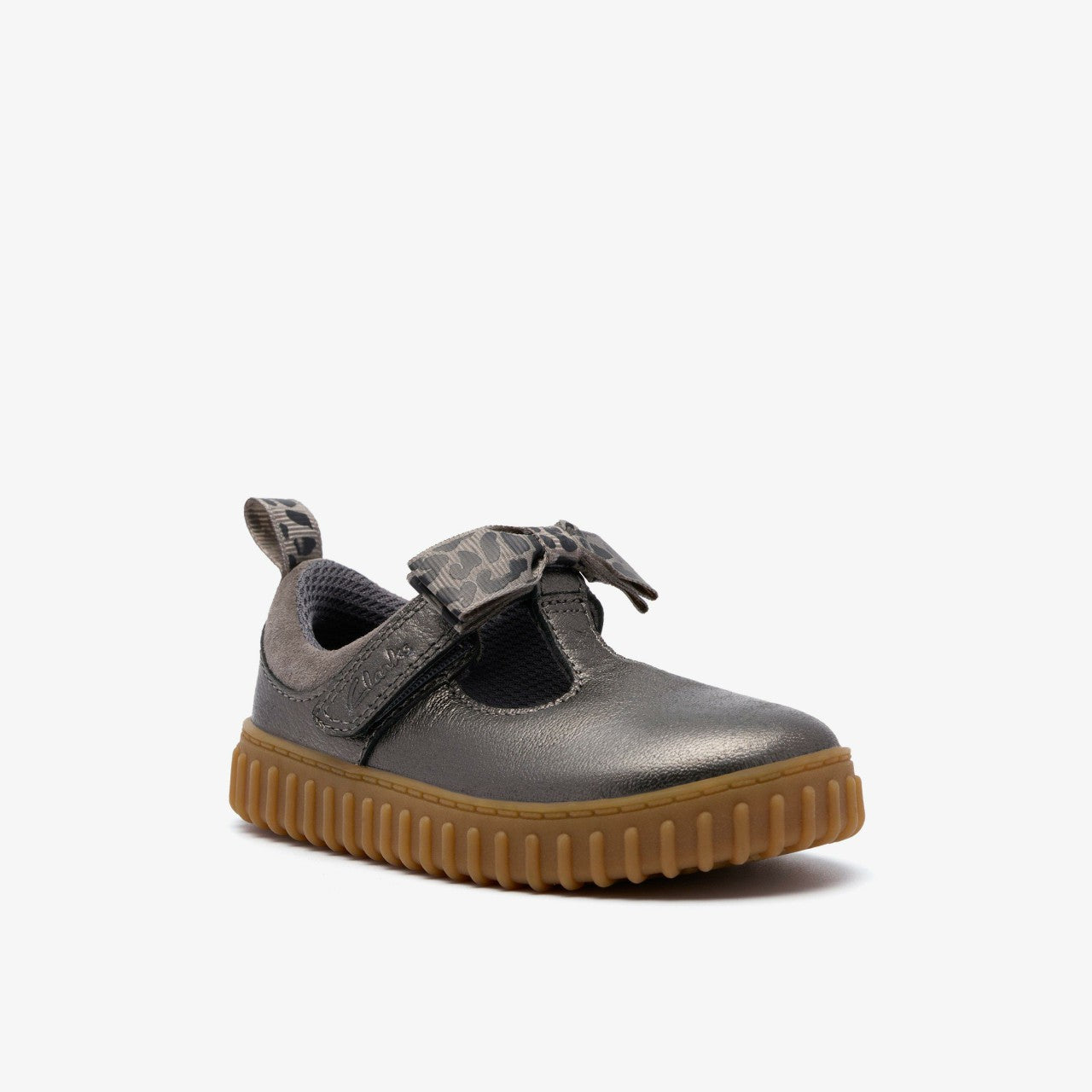 Cove Bow Toddler Silver Metallic | Clarks on Sale - Kids