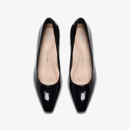 Scarlyt Piper Black Patent | Clarks outlet - Women