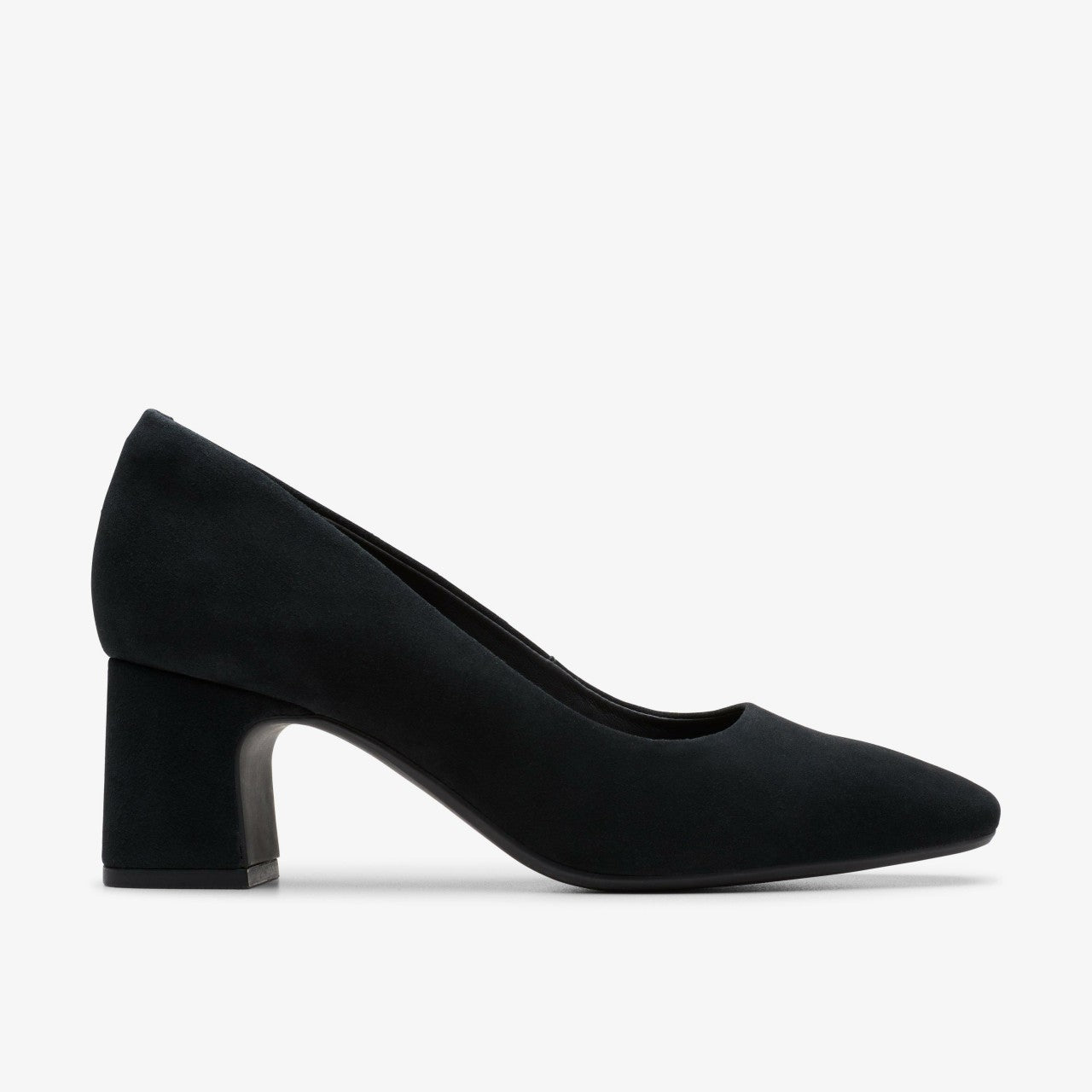 Fernie Court Black Suede | Clarks outlet - Women