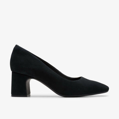 Fernie Court Black Suede | Clarks outlet - Women