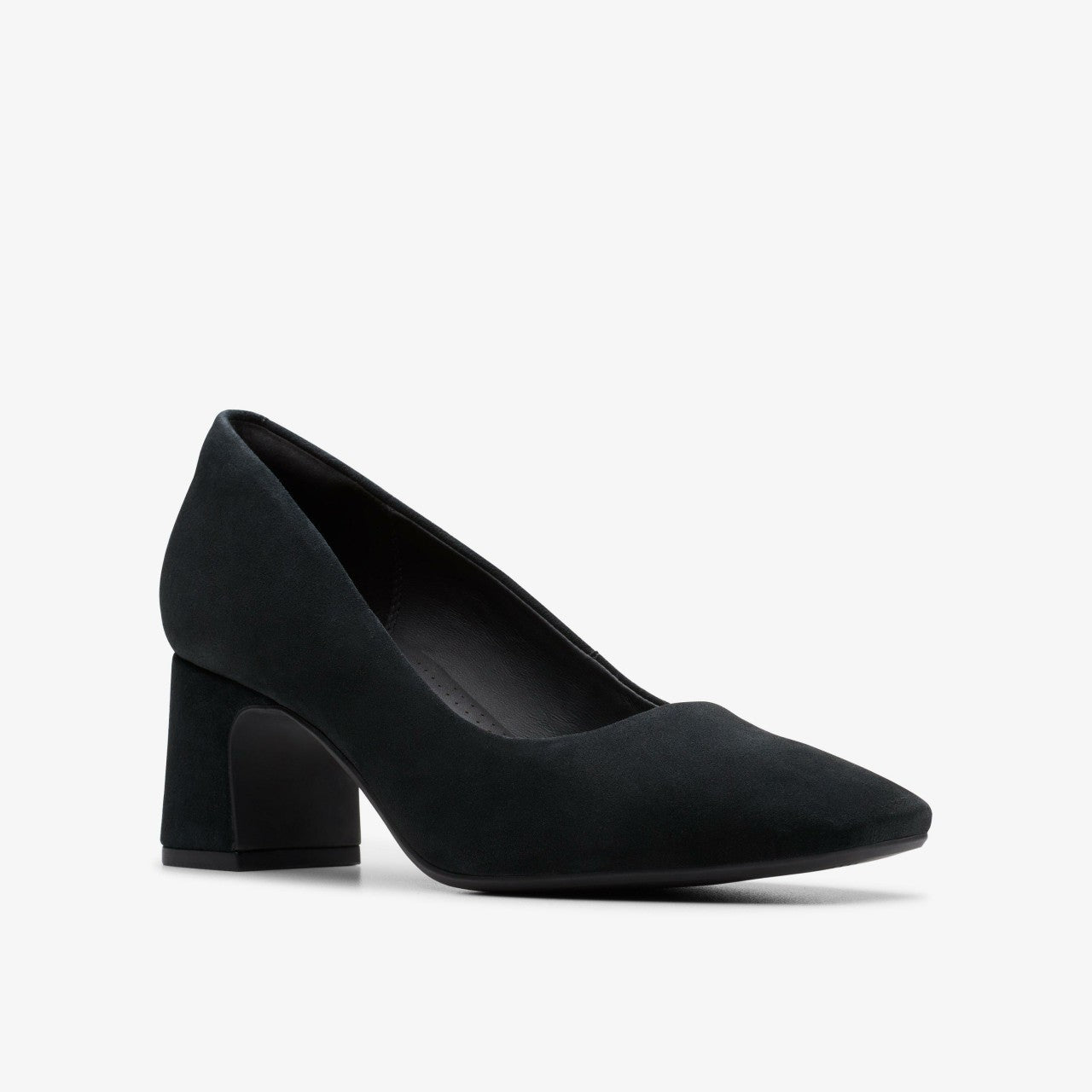 Fernie Court Black Suede | Clarks outlet - Women