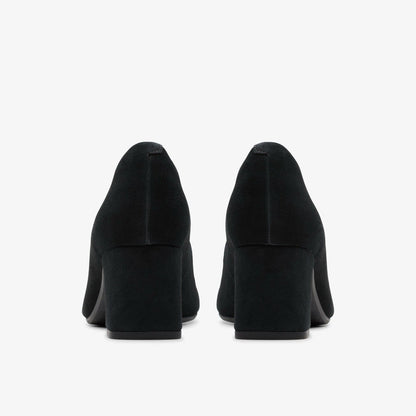 Fernie Court Black Suede | Clarks outlet - Women