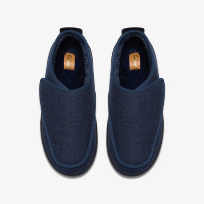 King Riptape Slipper Navy Interest | Clarks online - Men