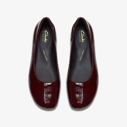 Livia Lily Burgundy Patent | Clarks Sale - Women