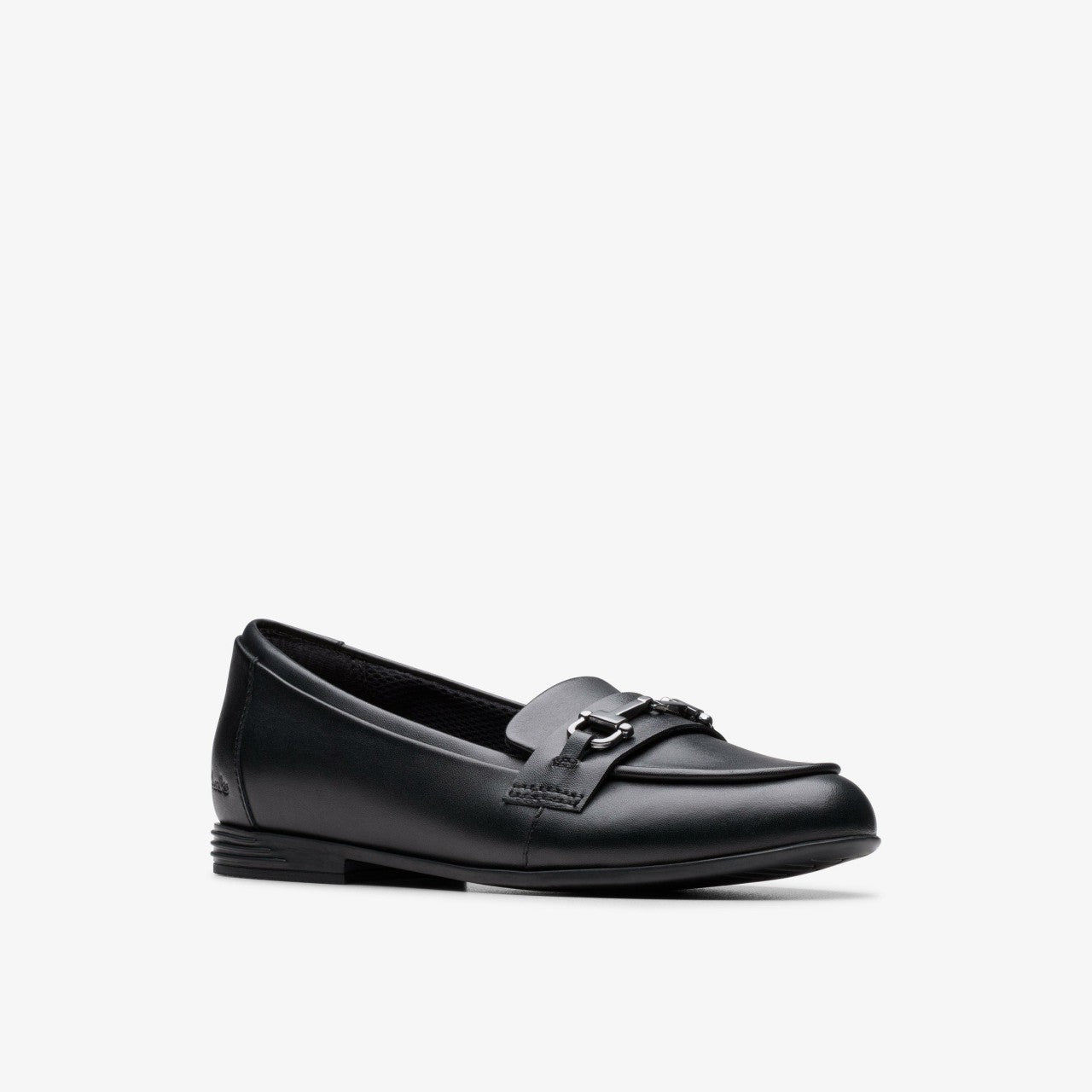 Finja Loafer Older Black Leather | Clarks outlet - Kids