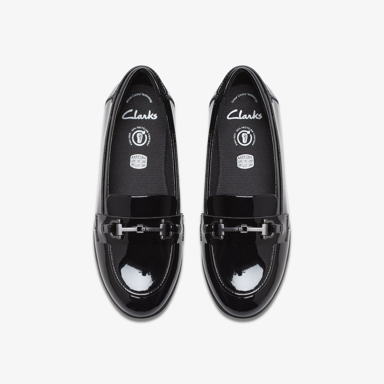 Finja Loafer Older Black Patent | Clarks discount - Kids