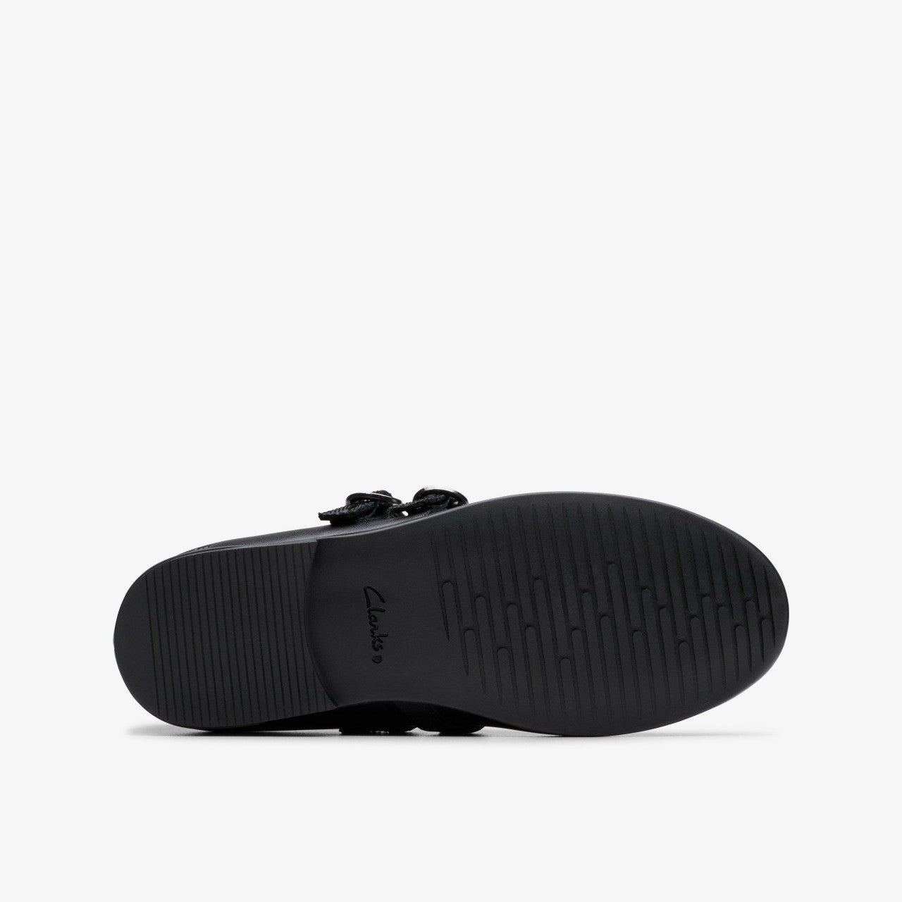 Finja Bar Older Black Leather | Clarks on Sale - Kids
