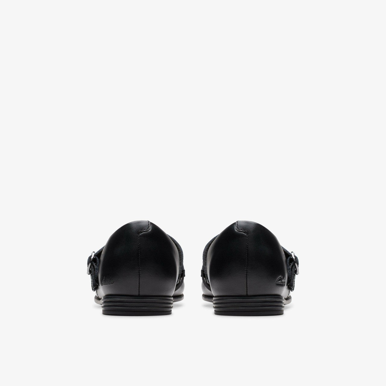 Finja Bar Older Black Leather | Clarks on Sale - Kids