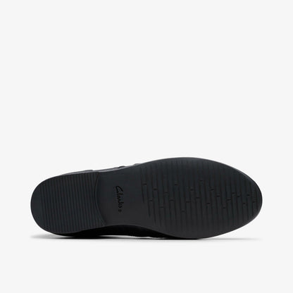 Finja Wing Youth Black Leather | Clarks online - Kids