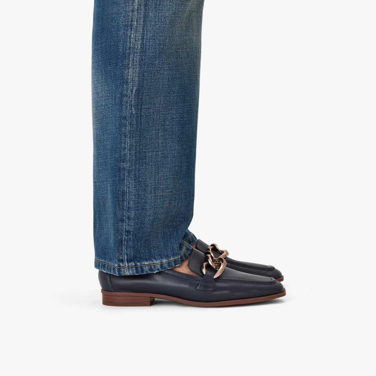 Sarafyna Iris Navy Leather | Clarks online - Women