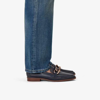 Sarafyna Iris Navy Leather | Clarks online - Women