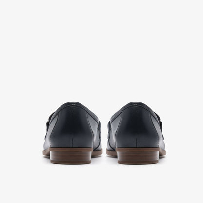 Sarafyna Iris Navy Leather | Clarks online - Women