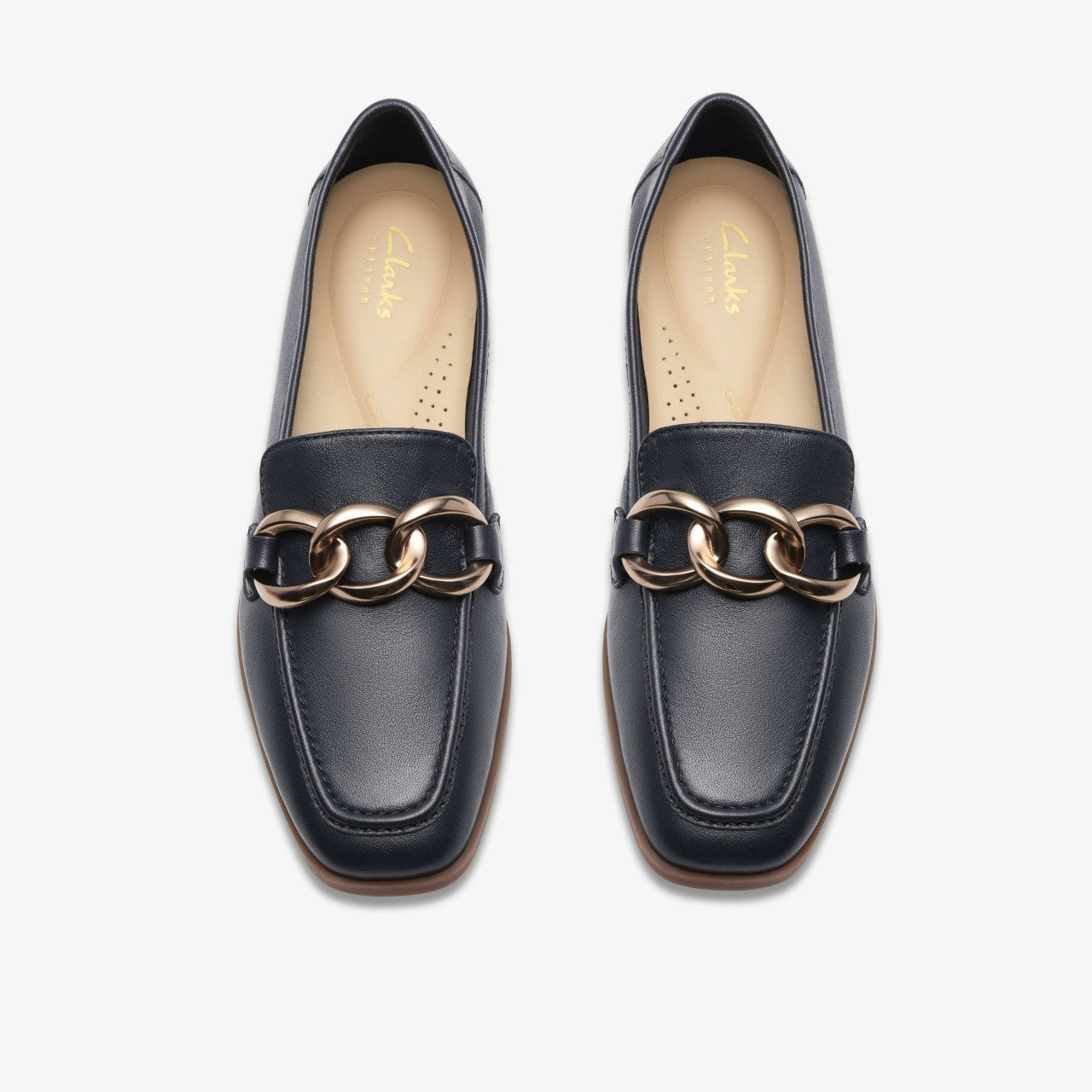 Sarafyna Iris Navy Leather | Clarks online - Women