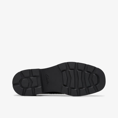 Eris Pure Youth Black Leather | Clarks outlet - Kids